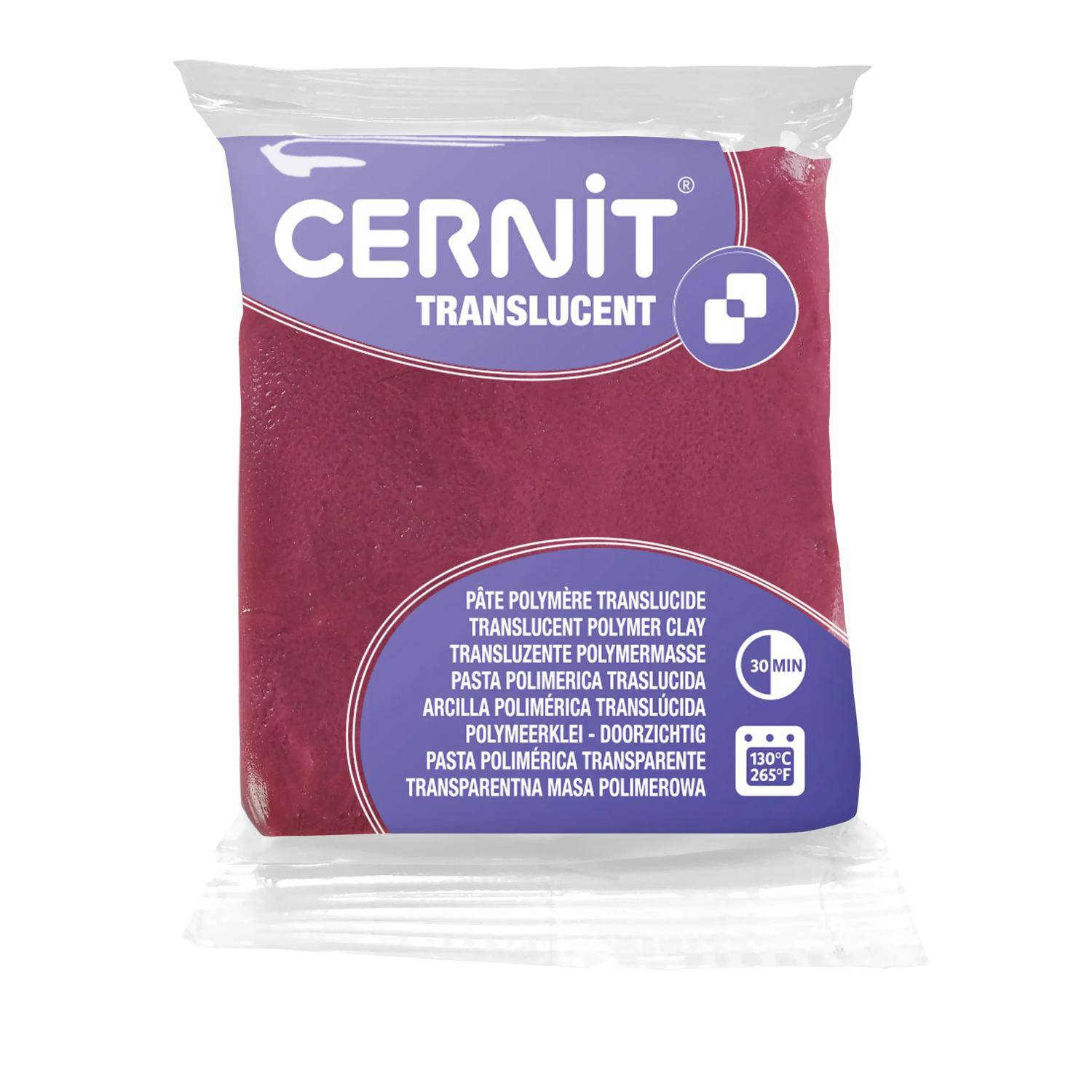 Cernit 6x Translucent 56g, Bordeaux - Bordeaux CE0920056411C