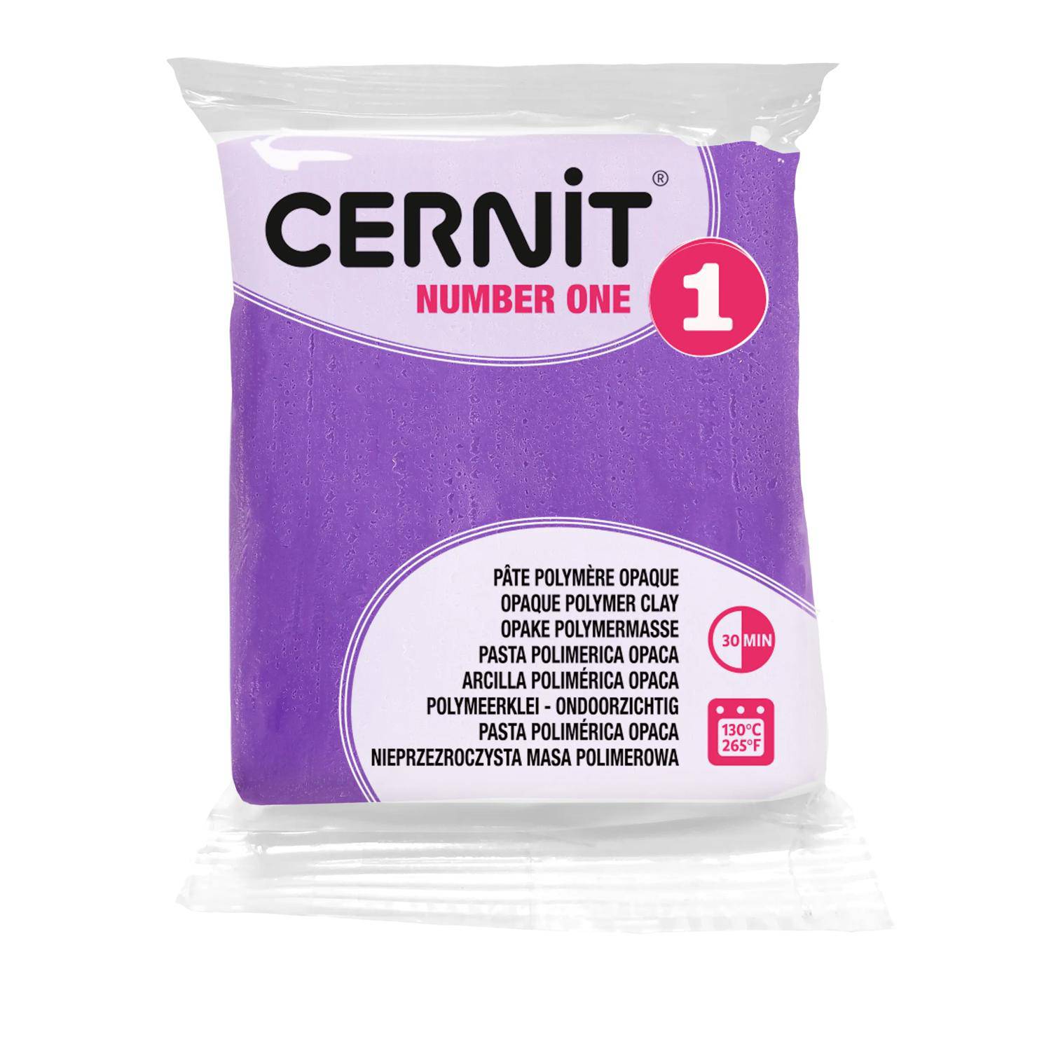 Cernit 6x Number One 56g, Violett - Violett CE0900056900C
