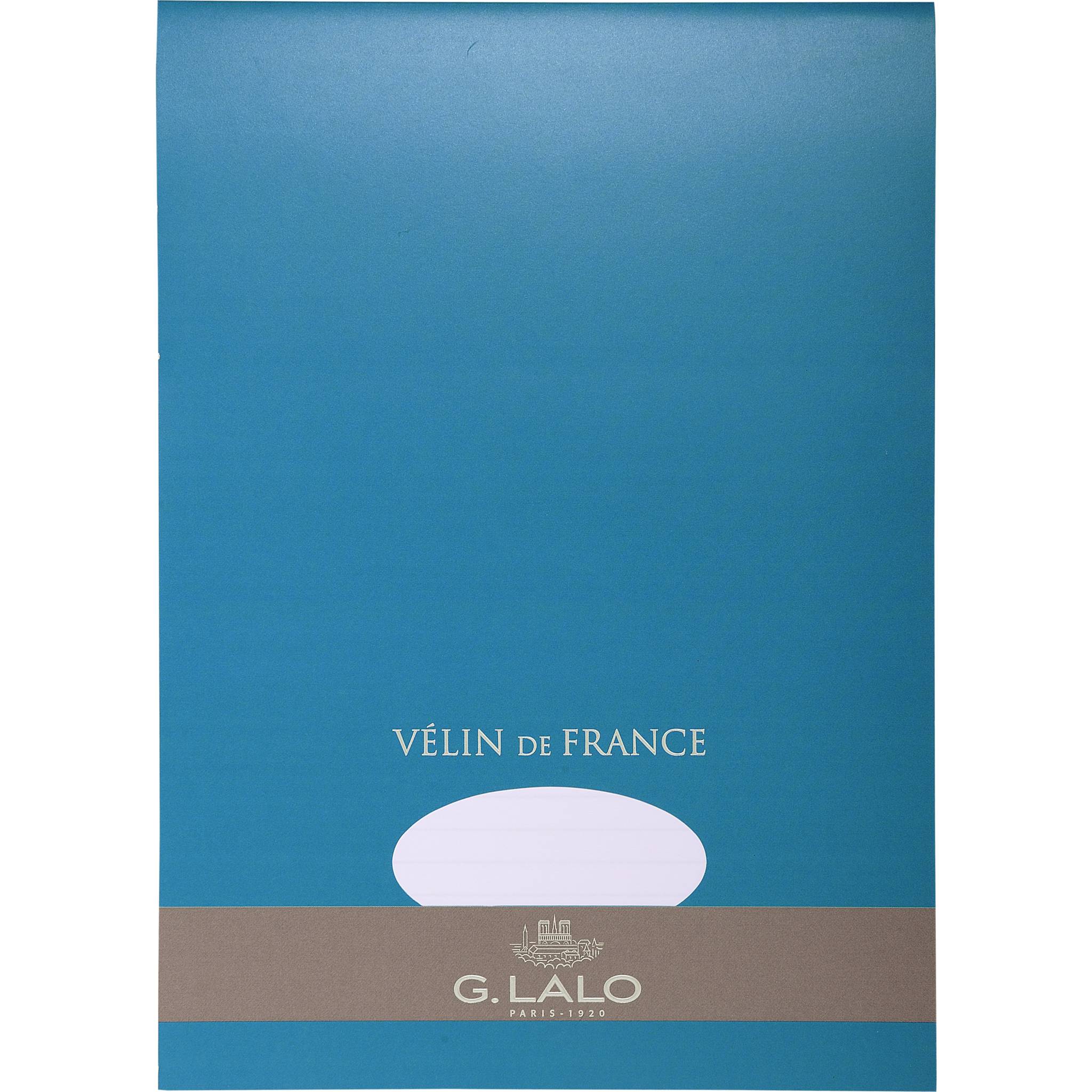 G.Lalo 5x Lalo, Block Vélin de France, DIN A4, 50 Blatt, 100g - Weiß 13000L