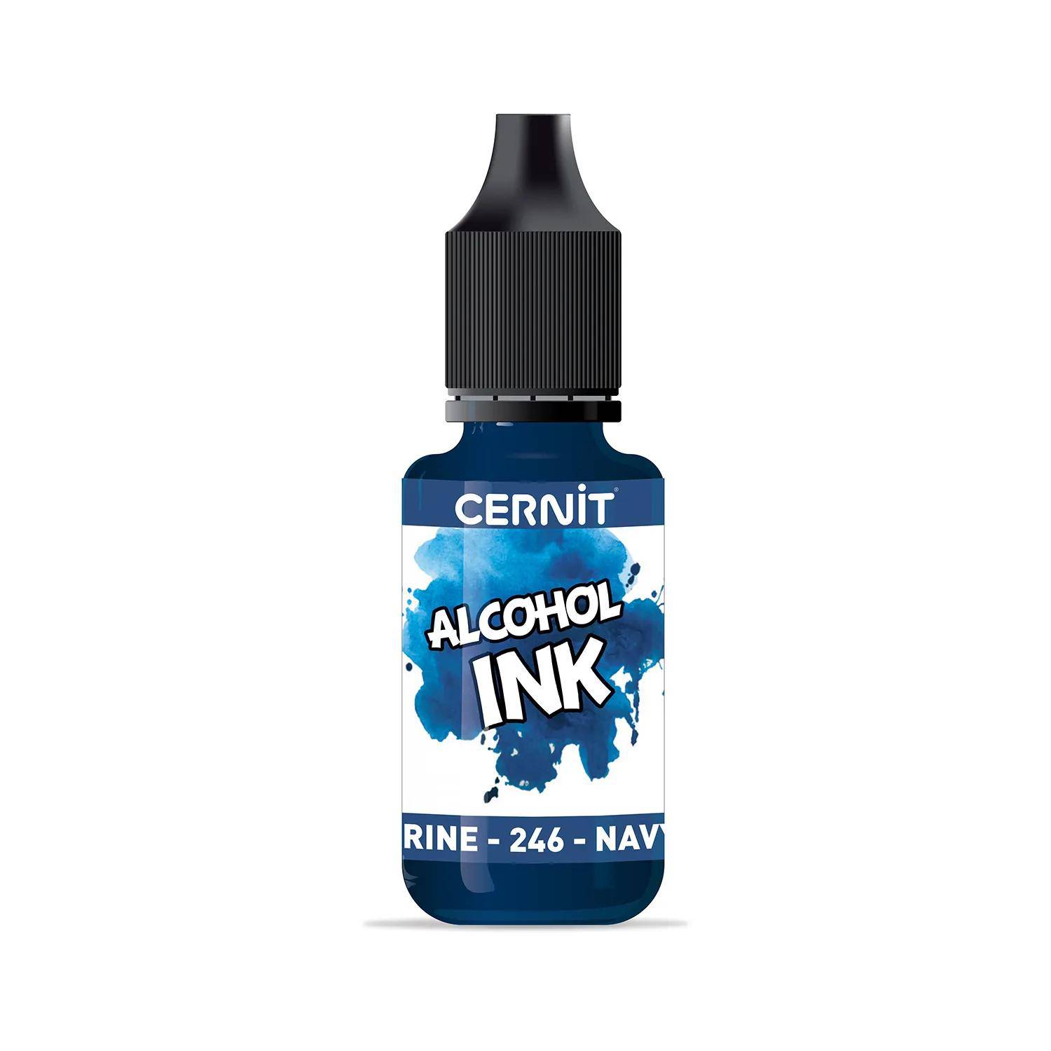 Cernit 6x Alkoholtinte 20ml, Marineblau - Marineblau CE2000020246C