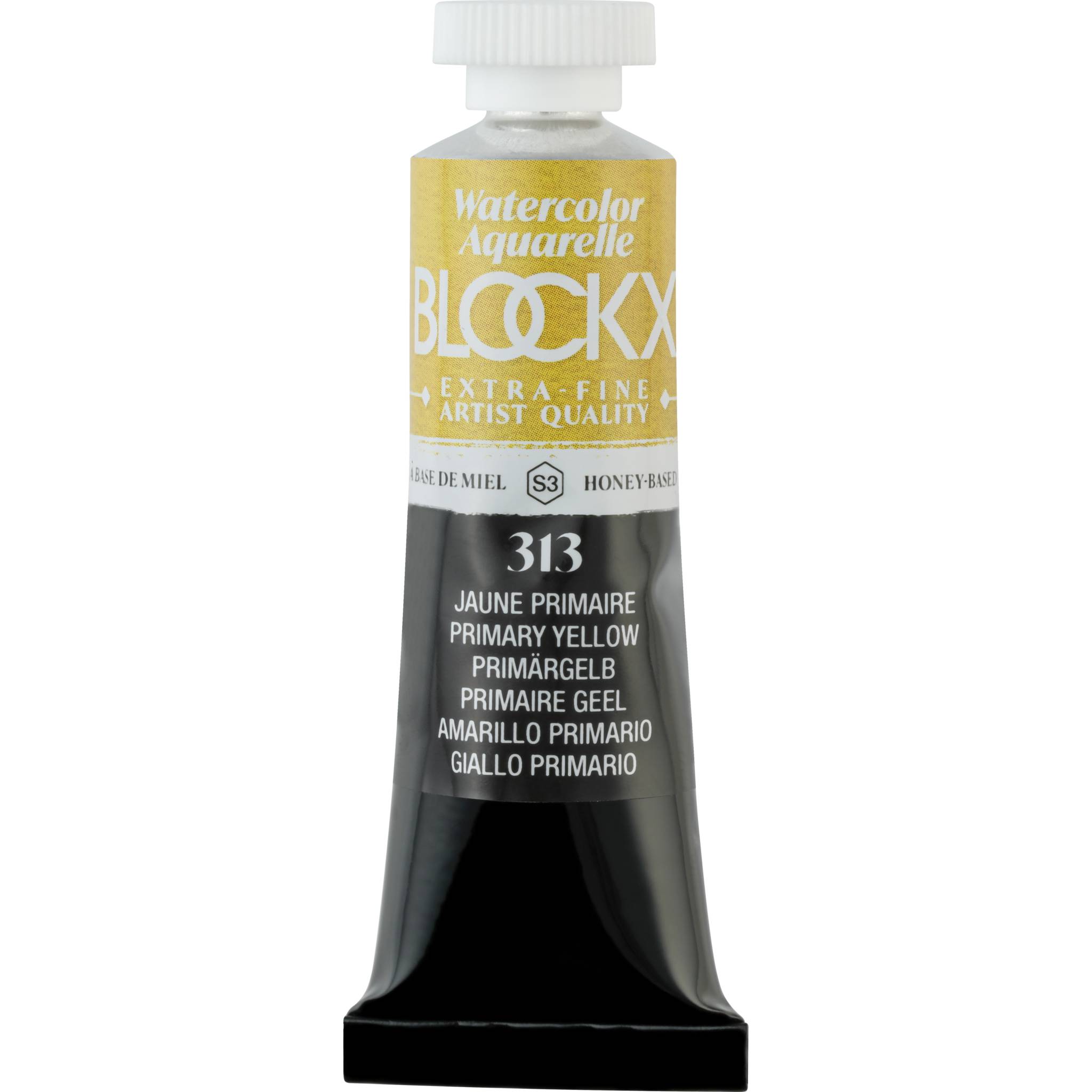Blockx 3x Aquarellfarbe, Primärgelb - Tube 15ml - Primärgelb 44313BXC