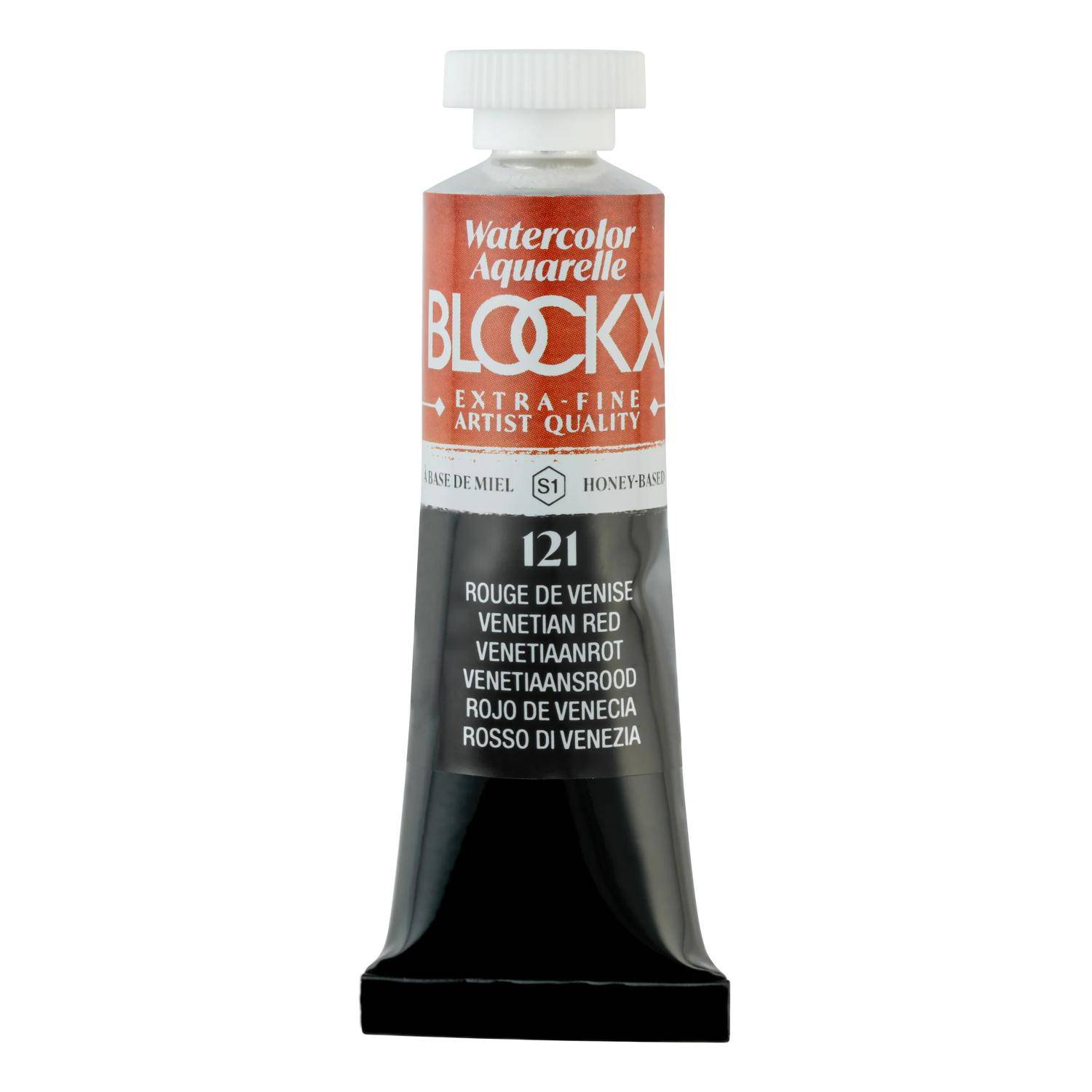 Blockx 3x Aquarellfarbe, Venetienrot - Tube 15ml - Venezienrot 44121BXC