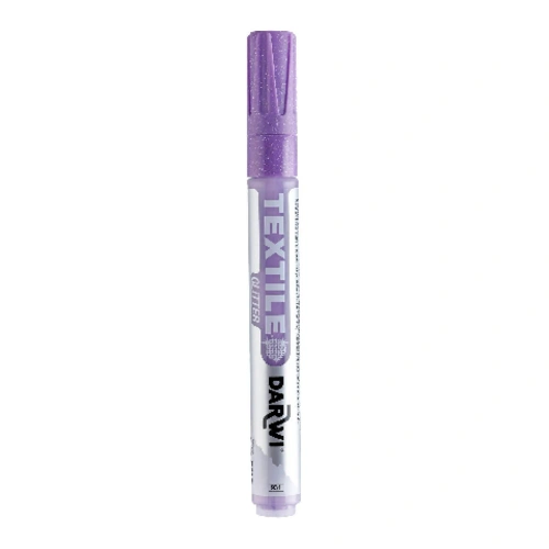 Darwi 6x Textilmarker Glitter, Spitze 2mm, 6ml, Flieder Flieder DA0140013931C Darwi 6x Textilmarker Glitter, Spitze 2mm, 6ml, Flieder Flieder DA0140013931C