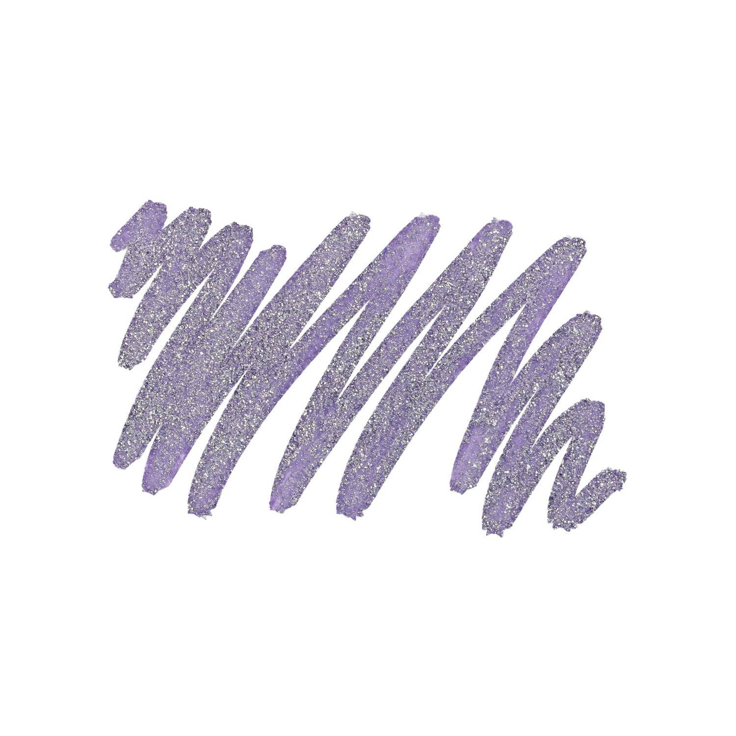 Darwi 6x Textilmarker Glitter, Spitze 2mm, 6ml, Flieder Flieder DA0140013931C