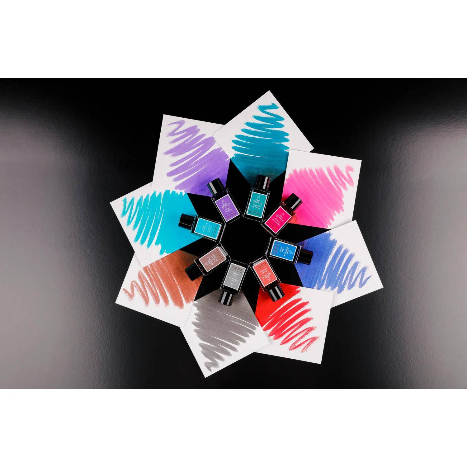 Jacques Herbin 3x 1670 Tinte Rouge hematite 15ml - Rouge hématite 16026JT