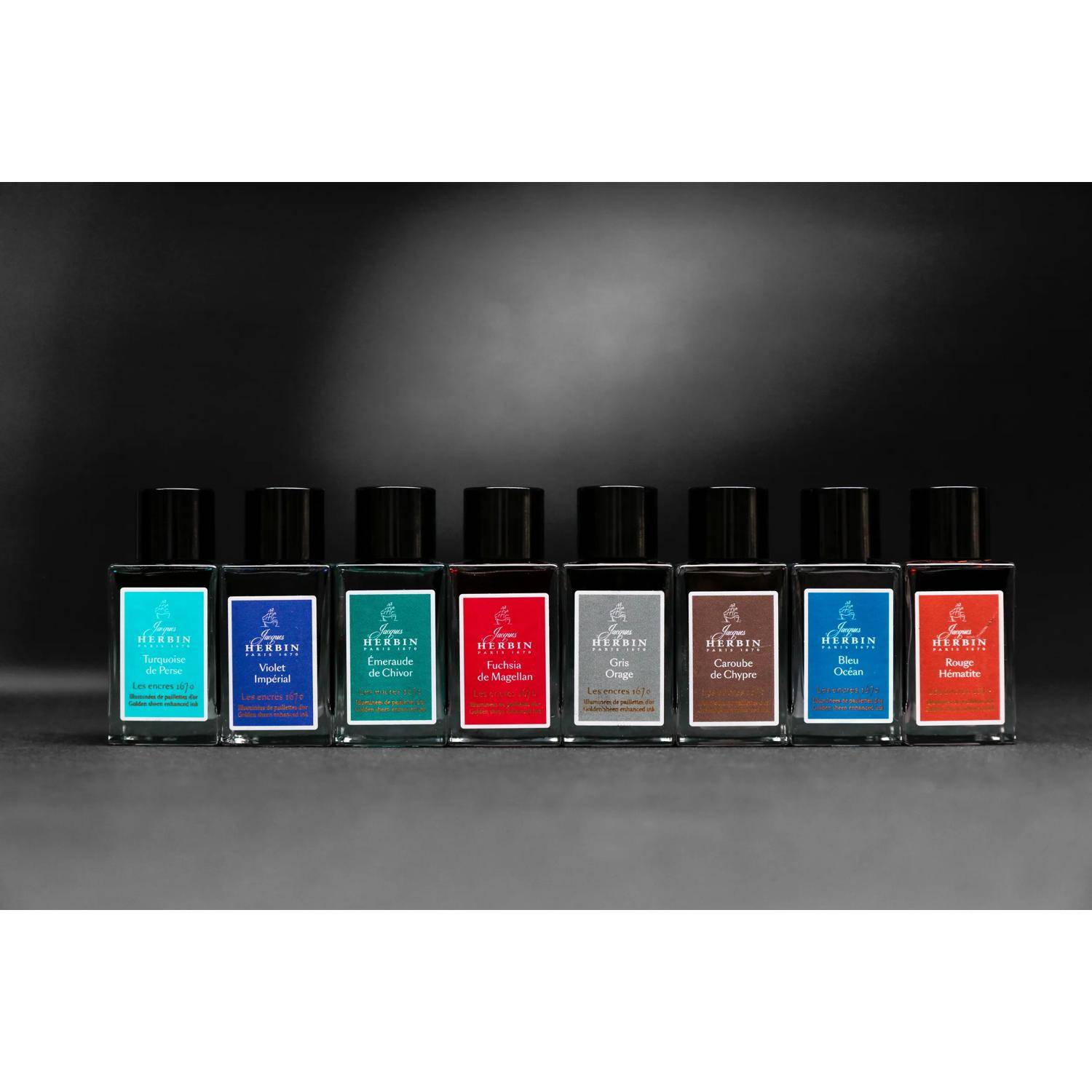 Jacques Herbin 3x 1670 Tinte 15ml Fuchsia de Magellan 16063JT