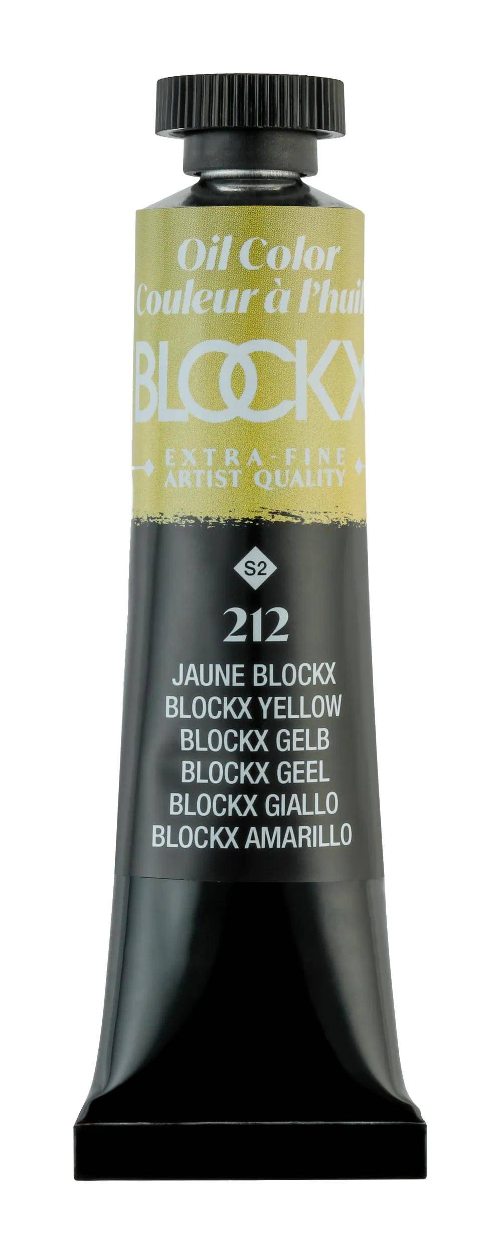 Blockx 3x Ölfarbe, Gelb Tube 20ml - Blockx Gelb 212212BXC