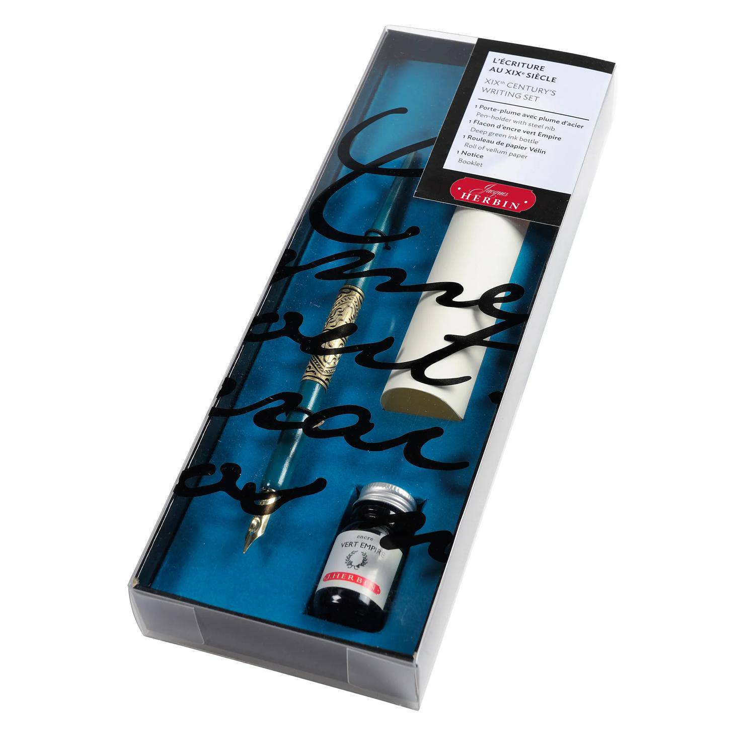 Jacques Herbin 5x Kalligrafieset, 19. Jahrhundert 28500T