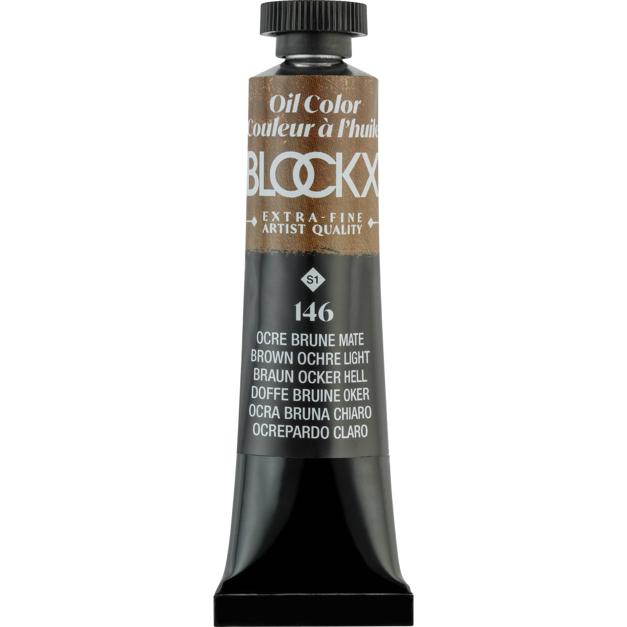 Blockx 3x Ölfarbe, Ockerbraun hell, Tube 20ml - Ockerbraun hell 212146BXC