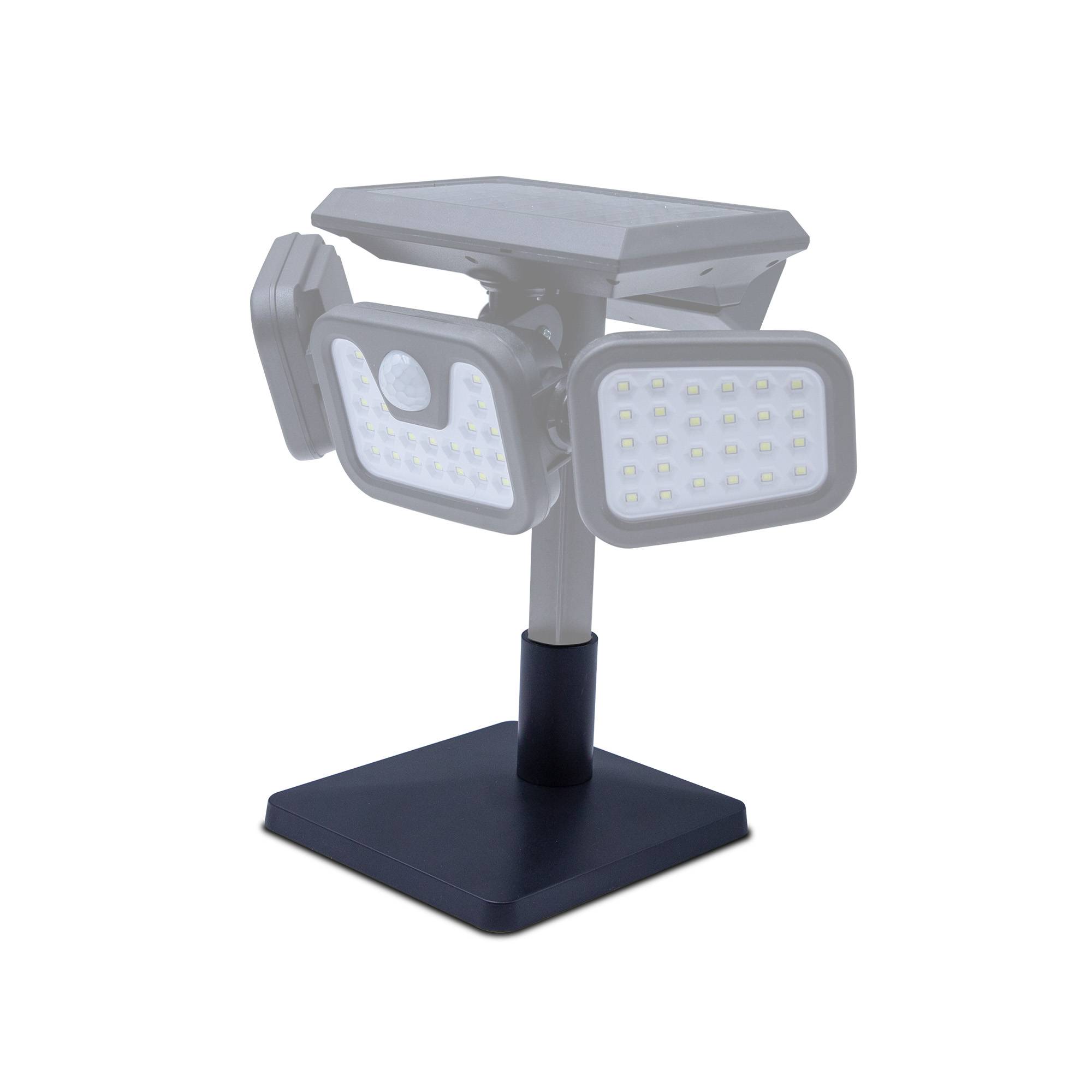 Panta TrioSolar Base - Erweiterungsset für Panta TrioSolar Außenleuchte - Schnelle und bohrfreie Montage