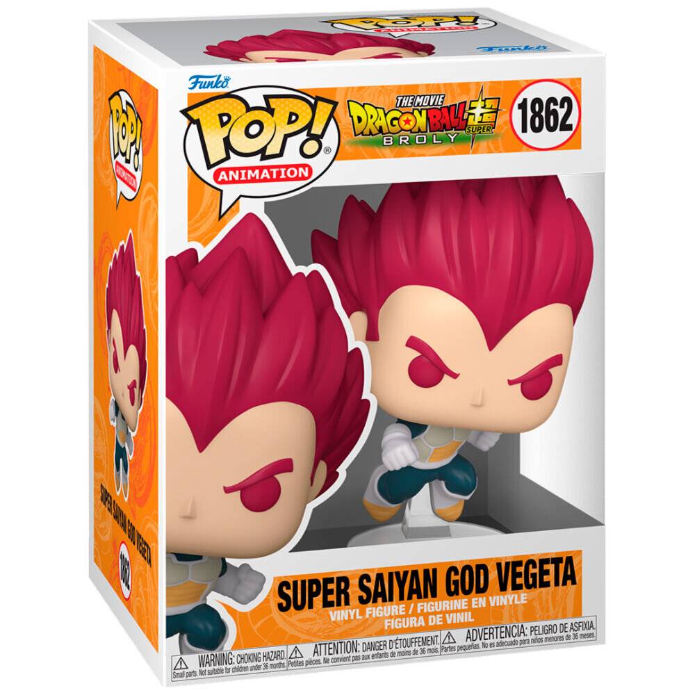 Dragon Ball Super: Broly POP! Animation Vinyl Figur SSG Vegeta 9 cm