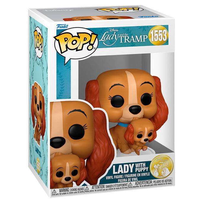 Susi & Strolch POP! Disney Vinyl Figur Lady w/puppy 9 cm