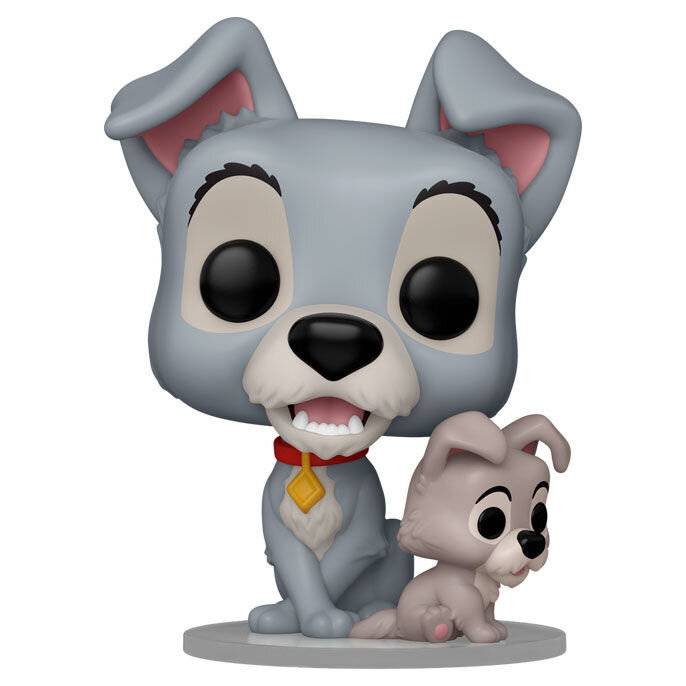Susi & Strolch POP! Disney Vinyl Figur Tramp w/puppy 9 cm