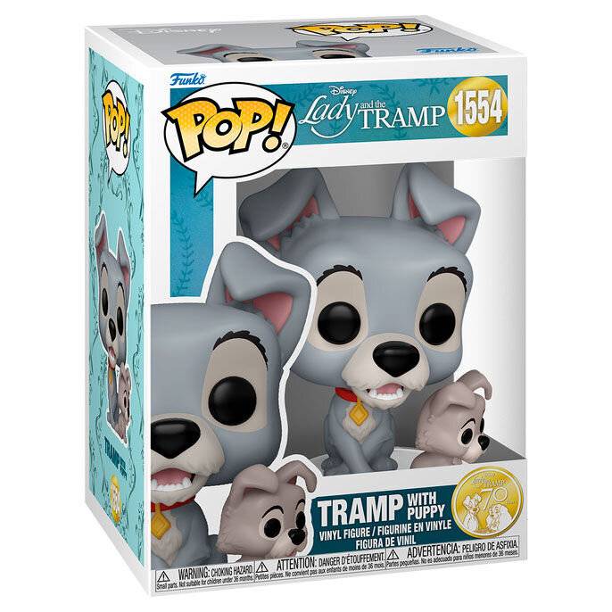 Susi & Strolch POP! Disney Vinyl Figur Tramp w/puppy 9 cm