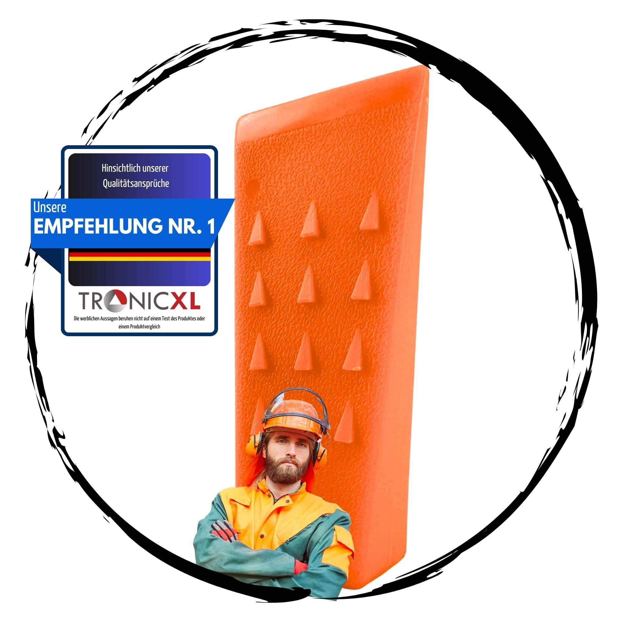 Profi Fällkeil Spaltkeil 5,5" 14cm für Holz Stamm Forst Holzspalter Baum fällen Nachsetzkeil Scheitkeil Treibkeil Brennholz ABS Kunststoff