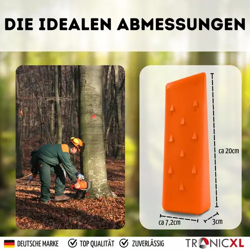 Profi Fällkeil Spaltkeil 8" 20cm für Holz Stamm Forst Holzspalter Baum fällen Nachsetzkeil Scheitkeil Treibkeil Brennholz ABS Kunststoff Profi Fällkeil Spaltkeil 8" 20cm für Holz Stamm Forst Holzspalter Baum fällen Nachsetzkeil Scheitkeil Treibkeil Brennholz ABS Kunststoff