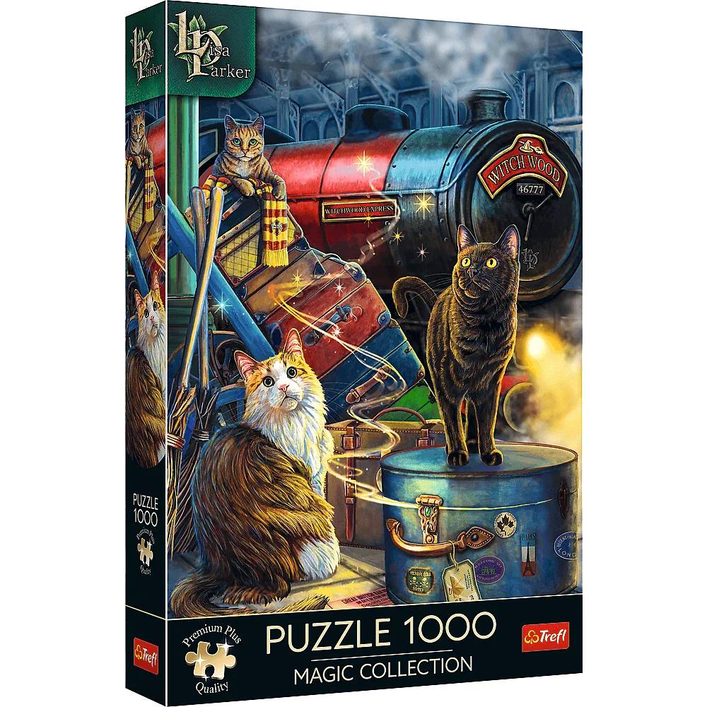 Trefl, Hexenwald-Express, 1000 Teile, Premium Plus Puzzle