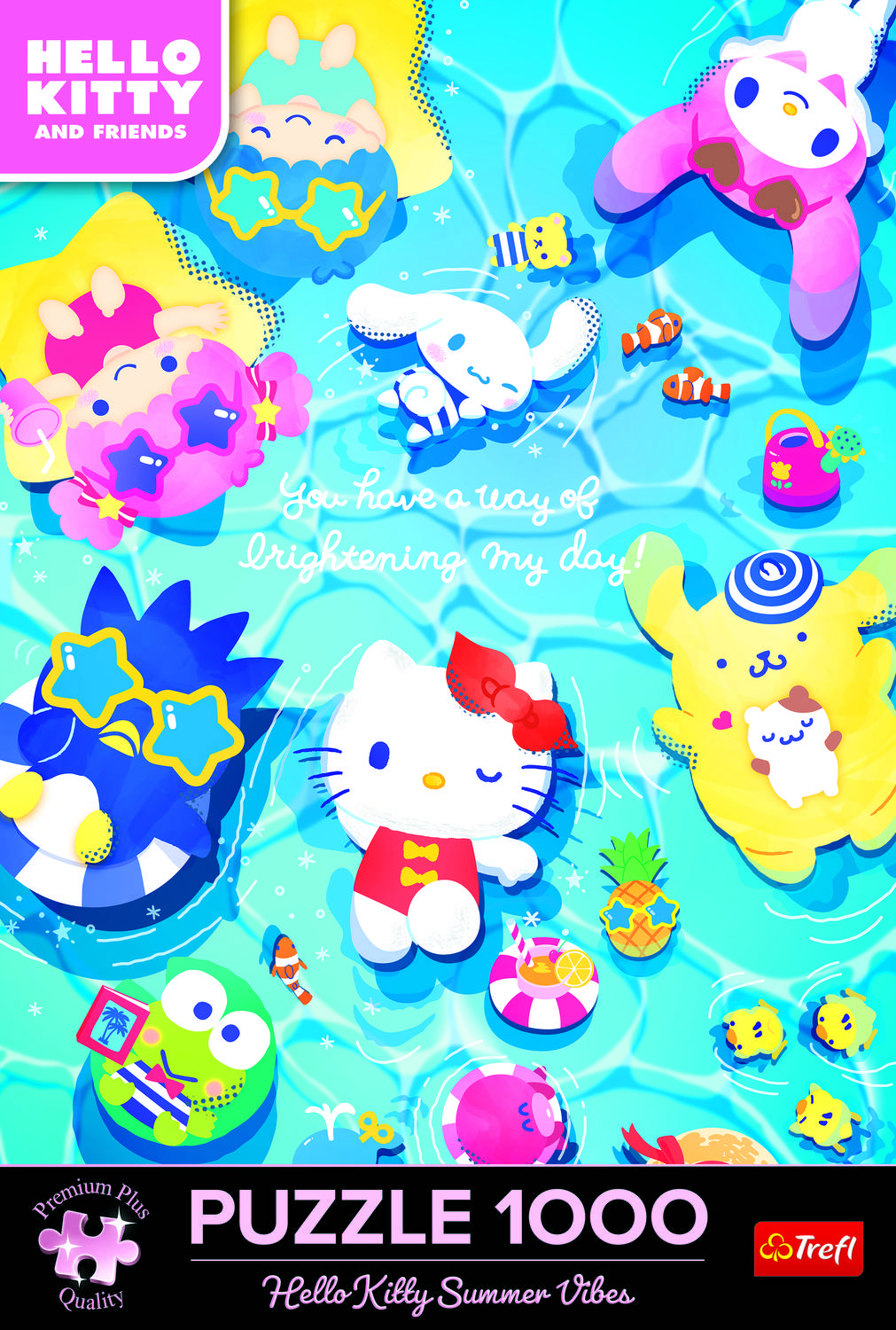 Trefl, Hello Kitty, 1000 Teile Premium Plus Puzzle