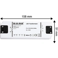 BLULAXA LED Netzteil, 30 W für 12 V- LED-Lampen u. Stripes BLULAXA LED Netzteil, 30 W für 12 V- LED-Lampen u. Stripes