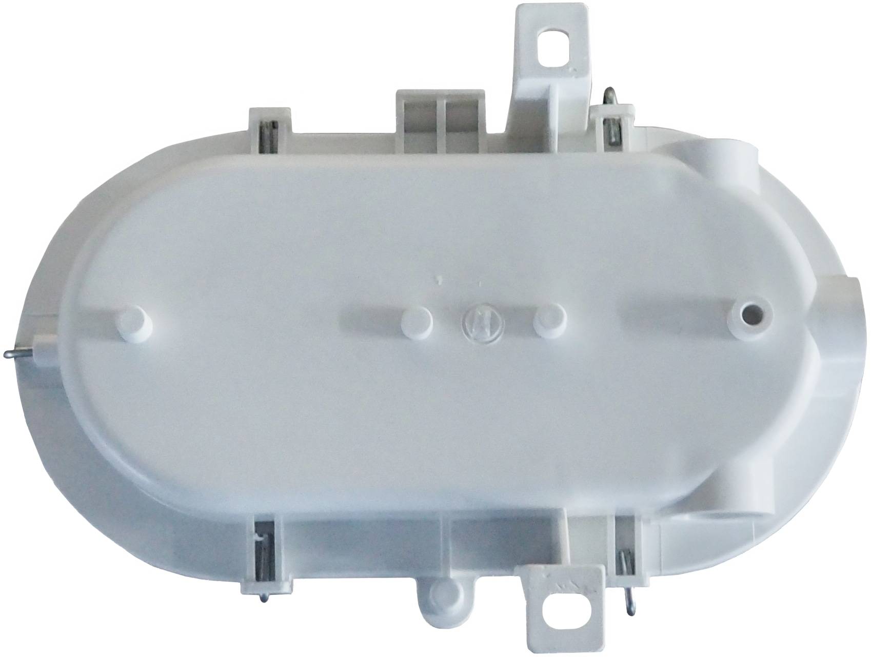 BLULAXA Kellerleuchte Basis vari, Metallkorb, Oval, weiß, E27, IP44