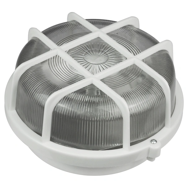 BLULAXA Kellerleuchte Basis vari, PVC-Korb, Rund, weiß, E27, IP44 BLULAXA Kellerleuchte Basis vari, PVC-Korb, Rund, weiß, E27, IP44