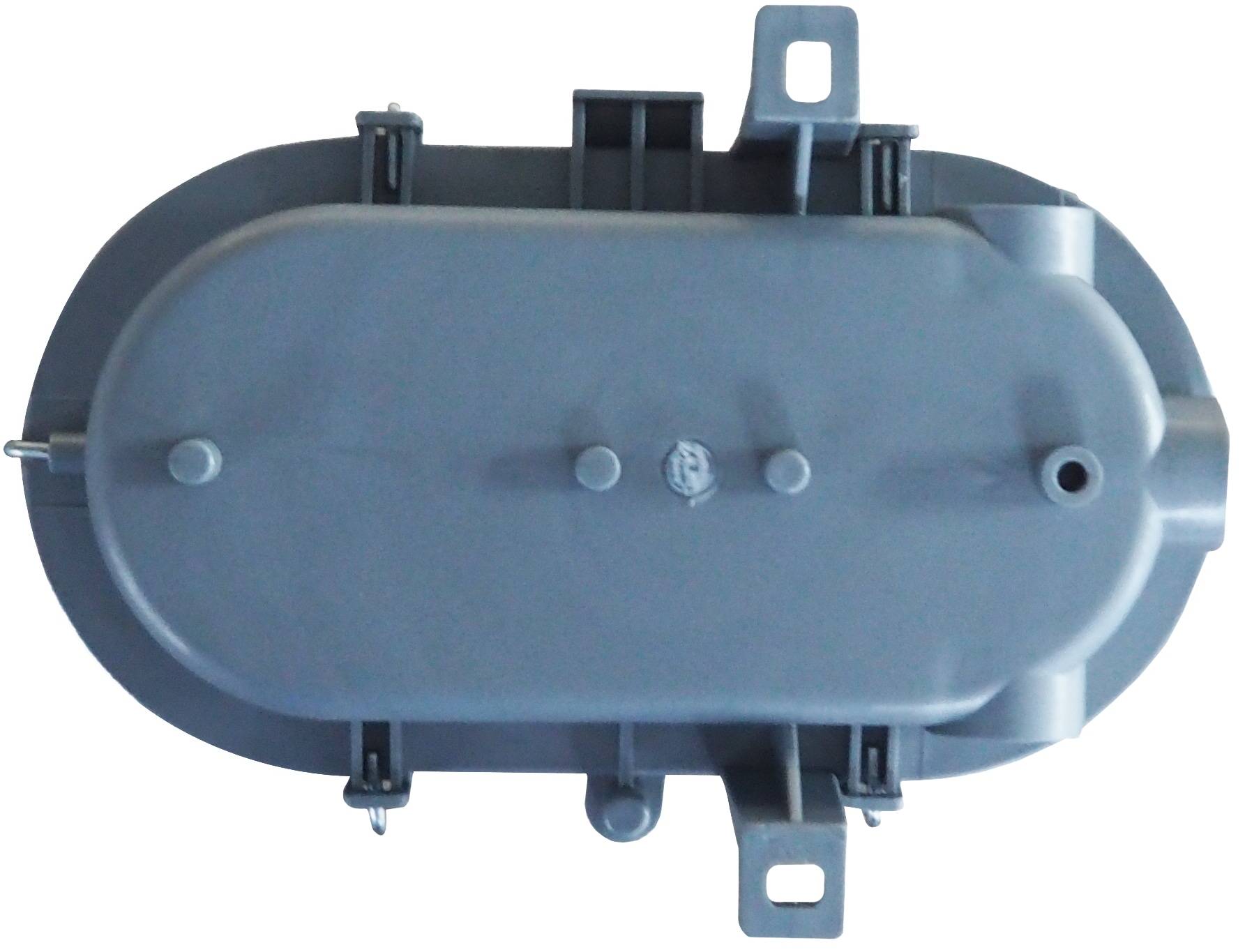 BLULAXA Kellerleuchte Basis vari, Metallkorb, Oval, grau, E27, IP44