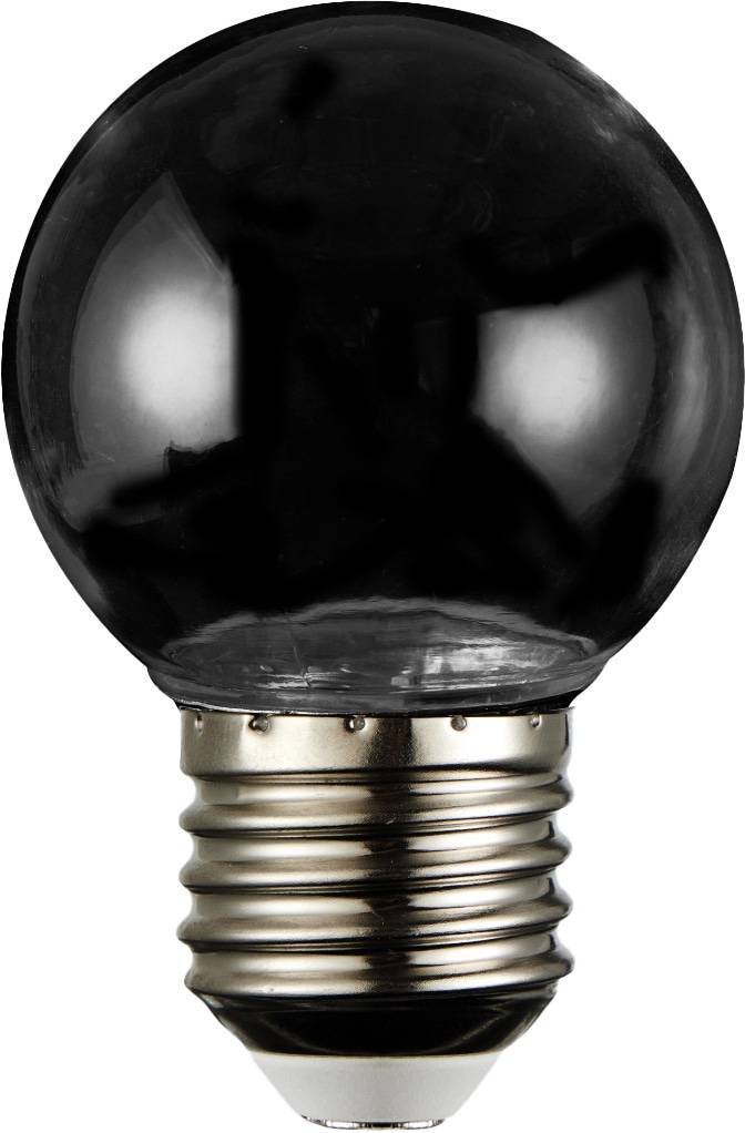 BLULAXA LED-Lampe, G45, E27, 0,8 W, 50 lm, 1800 K, IP44, amber