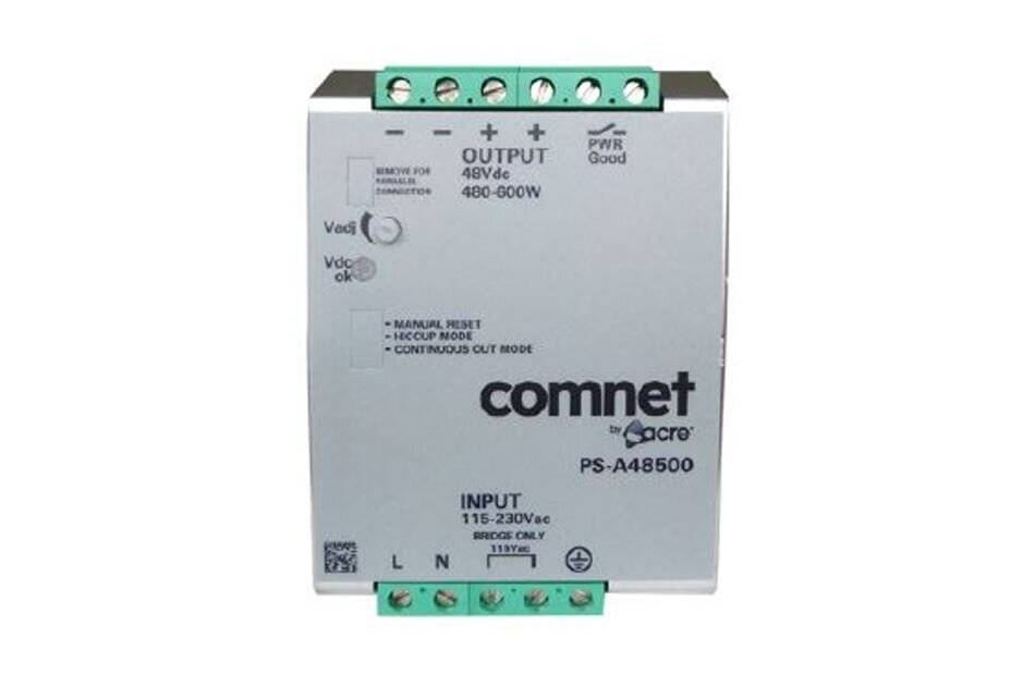 PS-A48500, Netzteil, 48VDC, 500 Watt, DIN-Rail
