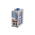 AMG260-2GAT-2S-P60, Industrieller PoE Medienkonverter, 2 x 10/100/1000BT RJ45 mit 30W PoE, 2 x 100/1000 Base-FX SFP Slo