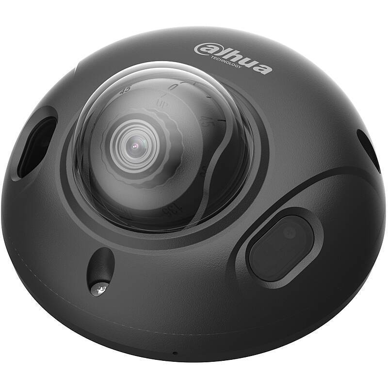 Dahua IPC-HDBW3441FP-AS-0280B-S2 Black IP-Kamera, 4 MegapixelDome Kamera | Blickwinkel:102° (Objektiv-Brennweite 2,8 mm
