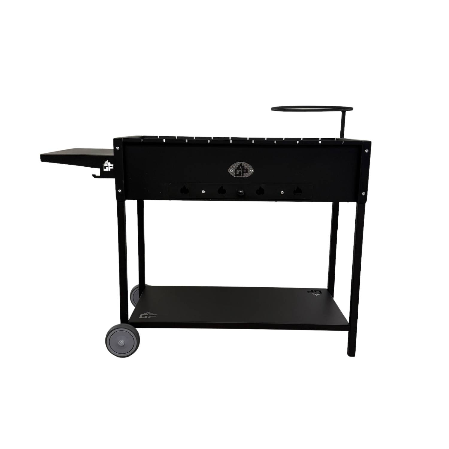 Mangal Batyr 80 Schaschlikgrill mit Ablage und Topfhalter