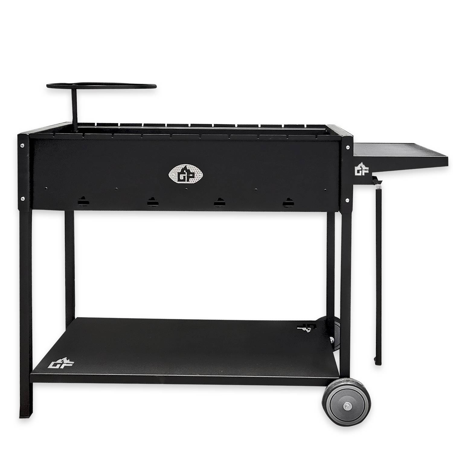 Mangal Batyr 80 Schaschlikgrill mit Ablage und Topfhalter