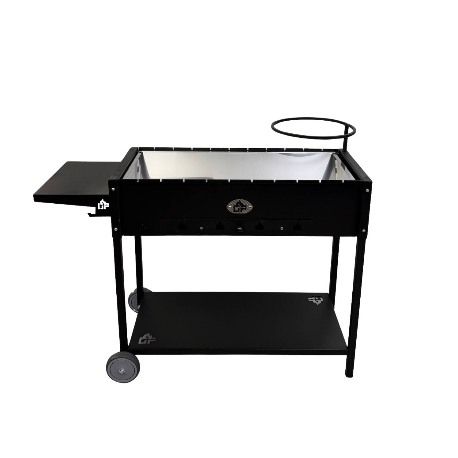 Mangal Batyr 80 Schaschlikgrill mit Ablage und Topfhalter