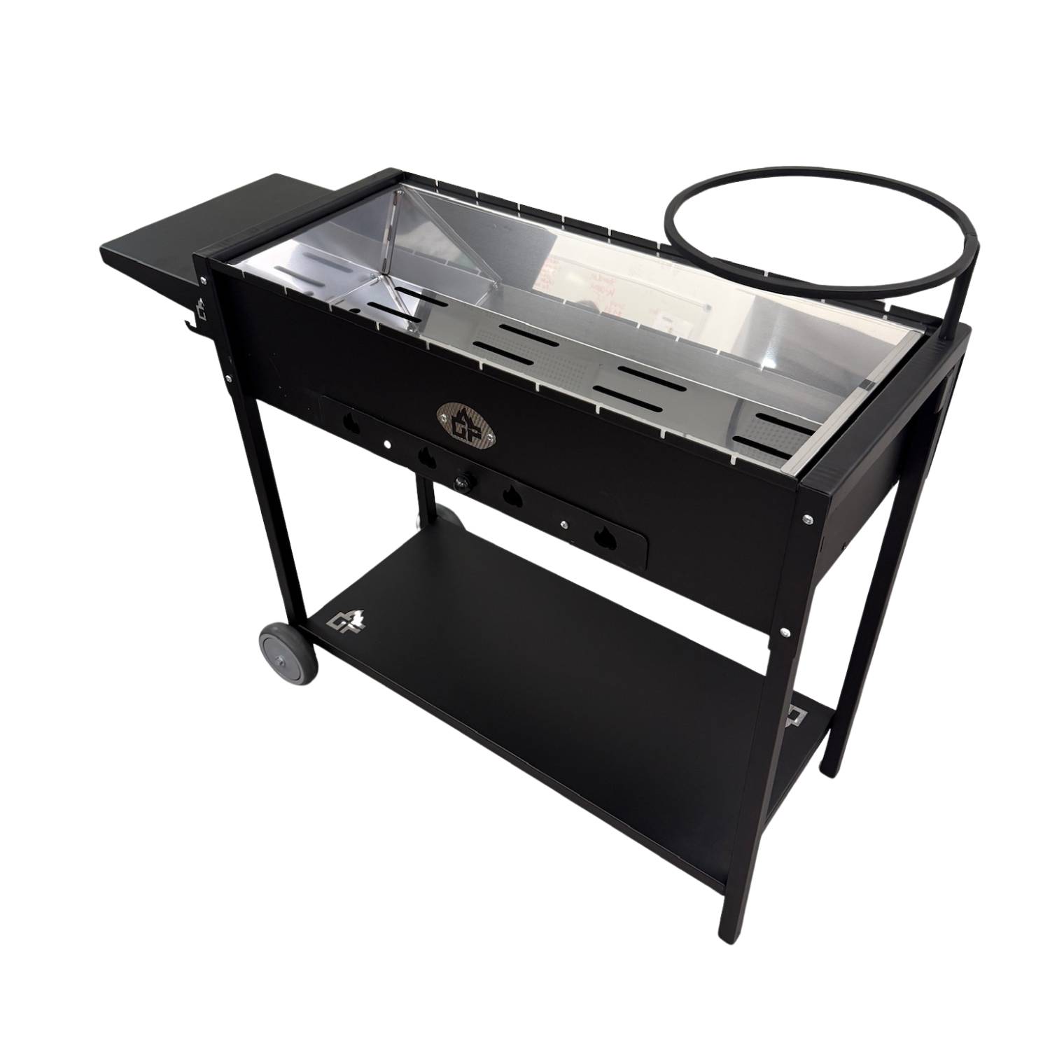 Mangal Batyr 80 Schaschlikgrill mit Ablage und Topfhalter