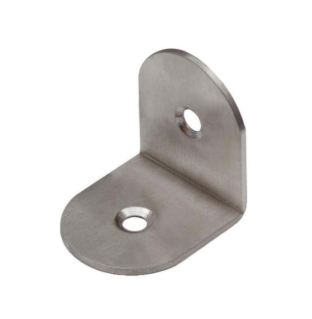 Edelstahl Winkelverbinder Lochwinkel Verbinder Holzverbinder Regalhalter 5-12 Rund