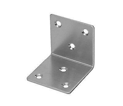 Edelstahl Winkelverbinder Lochwinkel Verbinder Holzverbinder Regalhalter Halter 50x50x50mm