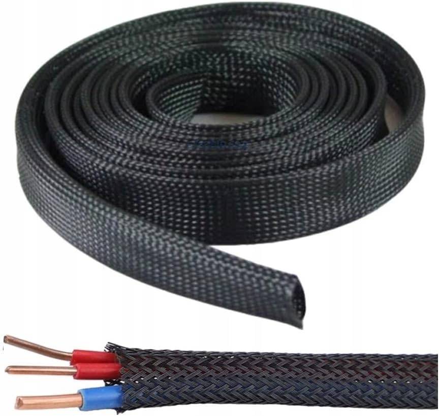 Gewebeschlauch Geflechtschlauch Kabelschutz Kabelschlauch Meterware Schlauch KFZ 8mm