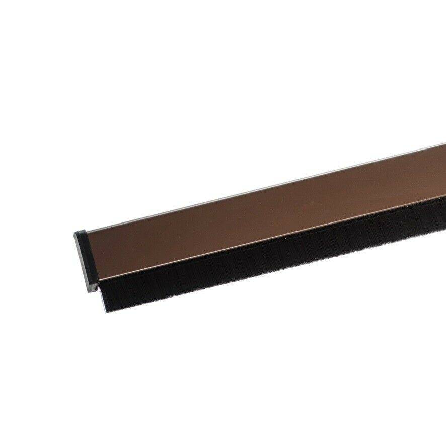 Automatik Türbodendichtung Bürstendichtung Dichtungsbürste Türbürste Türdichtung Braun