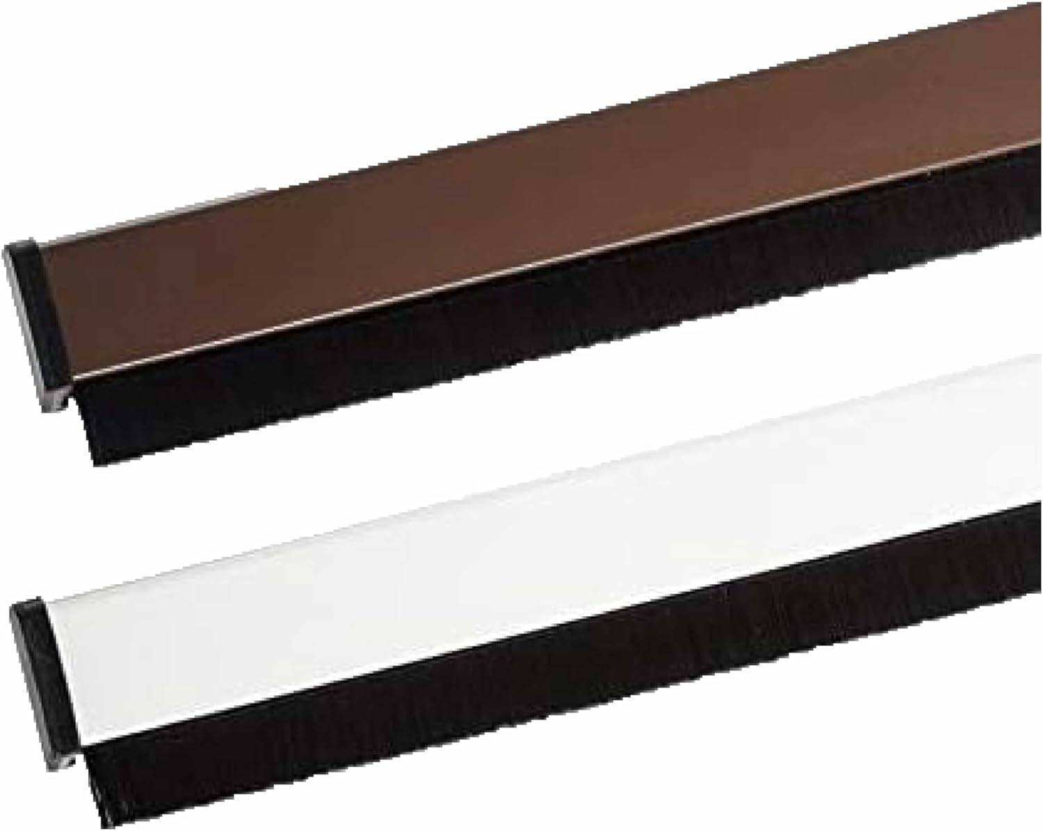 Automatik Türbodendichtung Bürstendichtung Dichtungsbürste Türbürste Türdichtung Braun