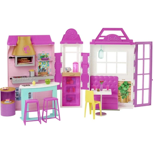 Barbie Cook 'n Grill Restaurant 6 Spielbereiche über 30 Teile Puppenhaus Barbie Cook 'n Grill Restaurant 6 Spielbereiche über 30 Teile Puppenhaus