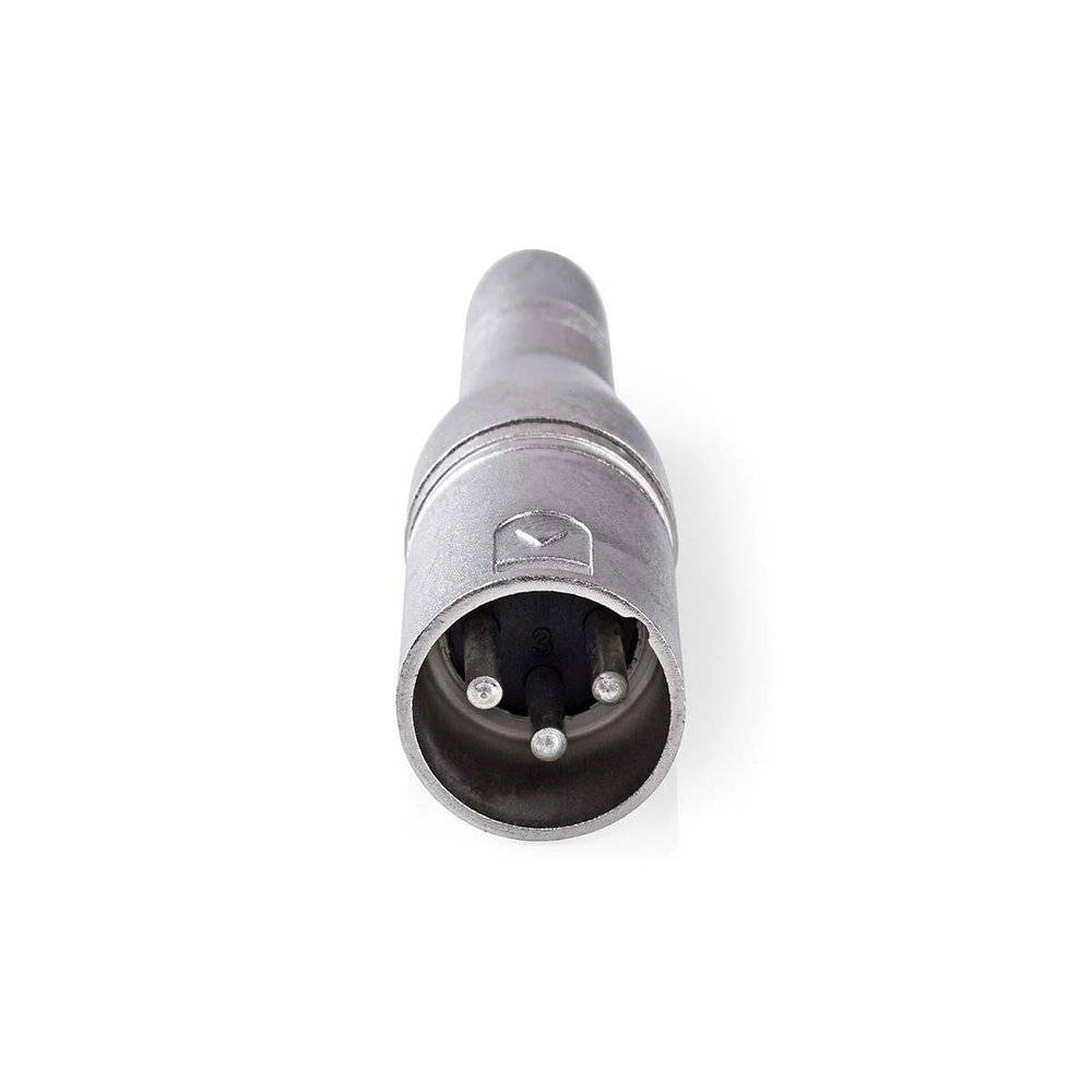 2 Stück Adapter XLR 3-Pin Stecker 6,35mm Buchse Klinke Aux Mikrofon Audio Verbindung Mischpult Verstärker Sound Zubehör