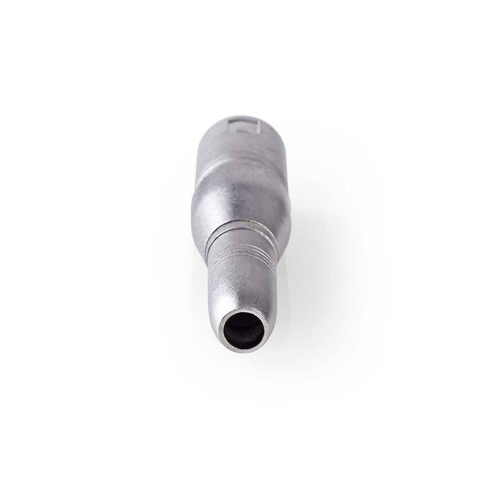 2 Stück Adapter XLR 3-Pin Stecker 6,35mm Buchse Klinke Aux Mikrofon Audio Verbindung Mischpult Verstärker Sound Zubehör