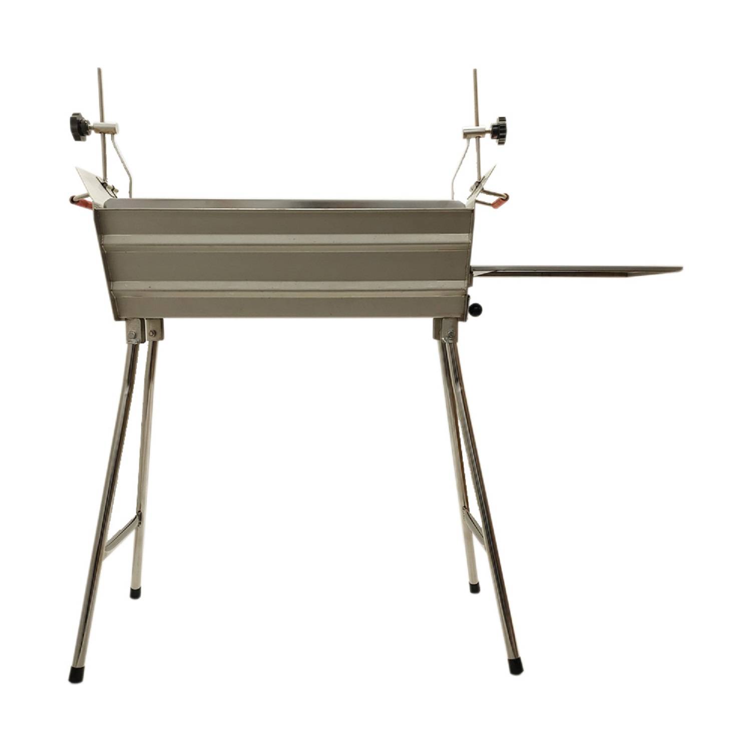 Mangal Leto Edelstahl 2mm Schaschlikgrill mit verstellbarer Grillhöhe