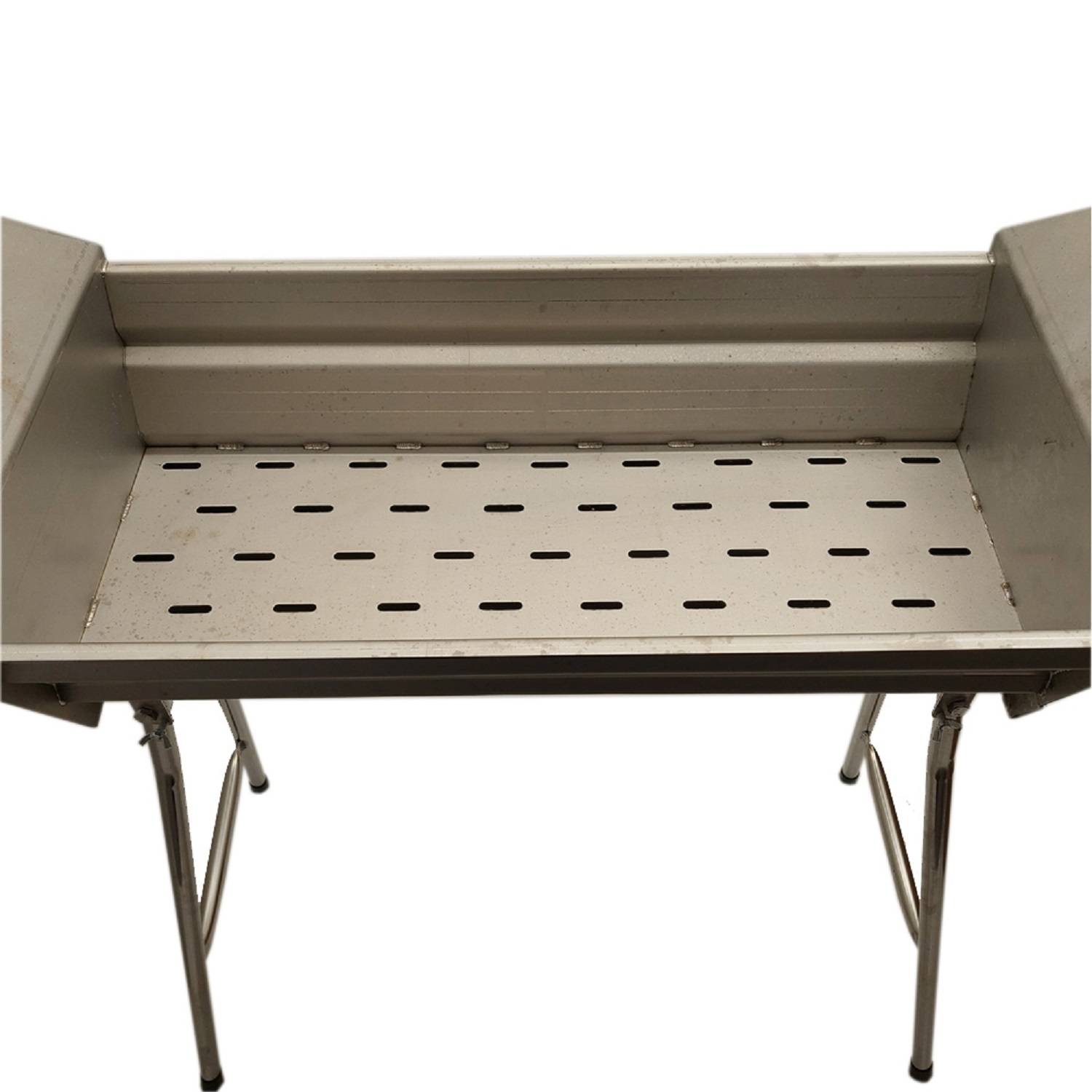 Mangal Leto Edelstahl 2mm Schaschlikgrill mit verstellbarer Grillhöhe