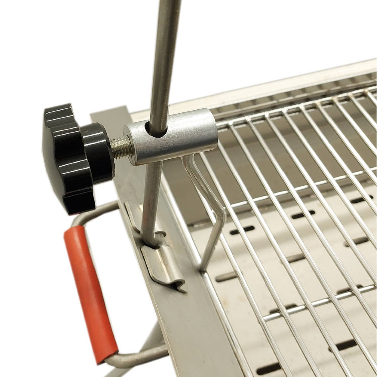 Mangal Leto Edelstahl 2mm Schaschlikgrill mit verstellbarer Grillhöhe