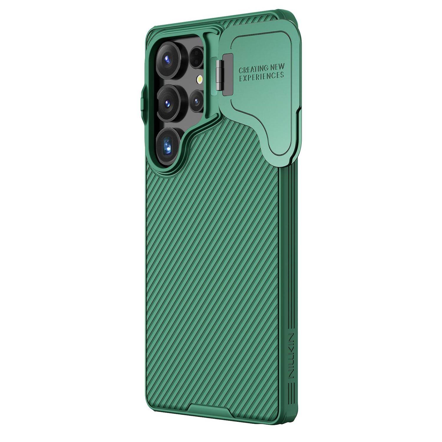 Für Samsung Galaxy S25 Ultra Design Kamera Shield MagSafe PC Hülle Cover Grün