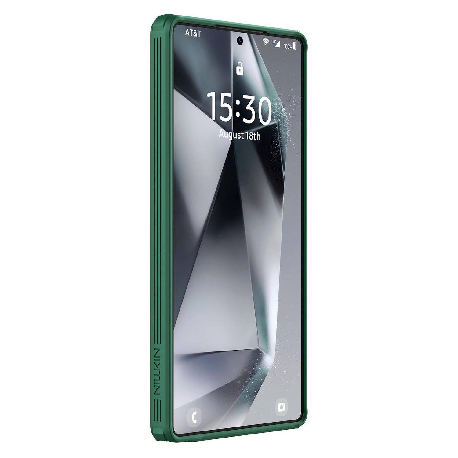 Für Samsung Galaxy S25 Ultra Design Kamera Shield MagSafe PC Hülle Cover Grün