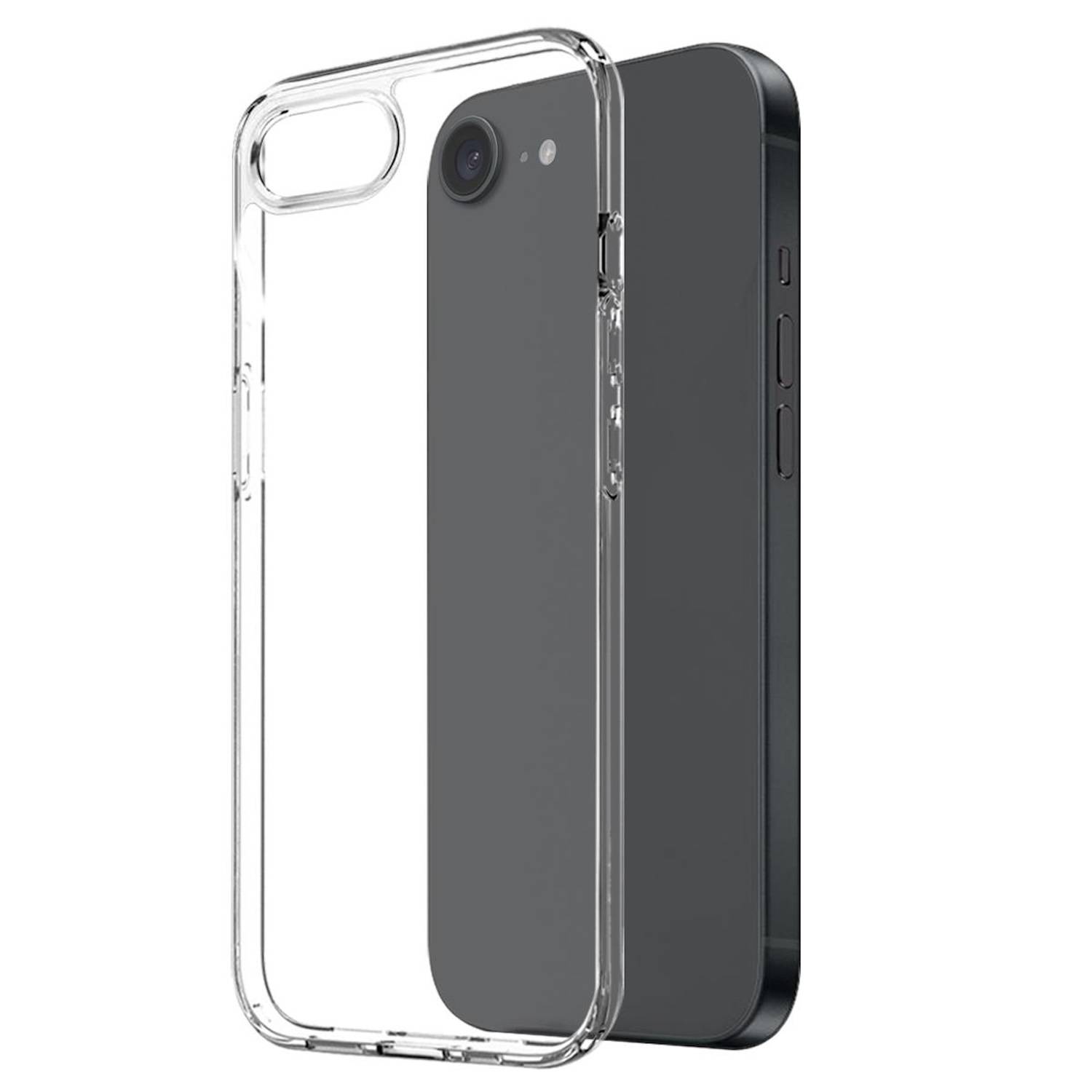 Für Apple iPhone 16e Silikon TPU Schutz Handy Hülle Cover Flexibel Transparent