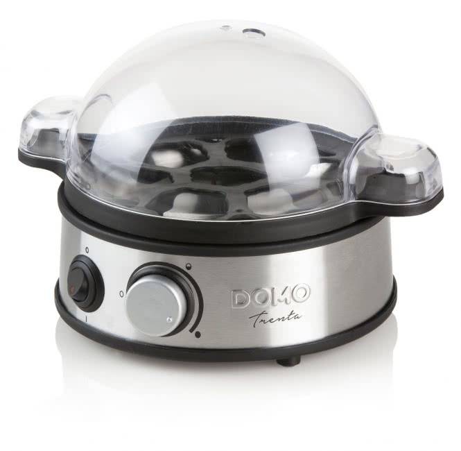 Domo DO 9142 EK Eierkocher bis 7 Eier Gehäuse aus Edelstahl Hausgeräte Kleingeräte Rund um die