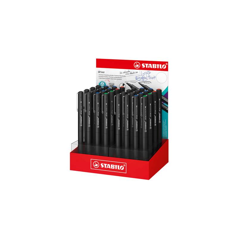 STABILO Fineliner dr!ver, 32er Display